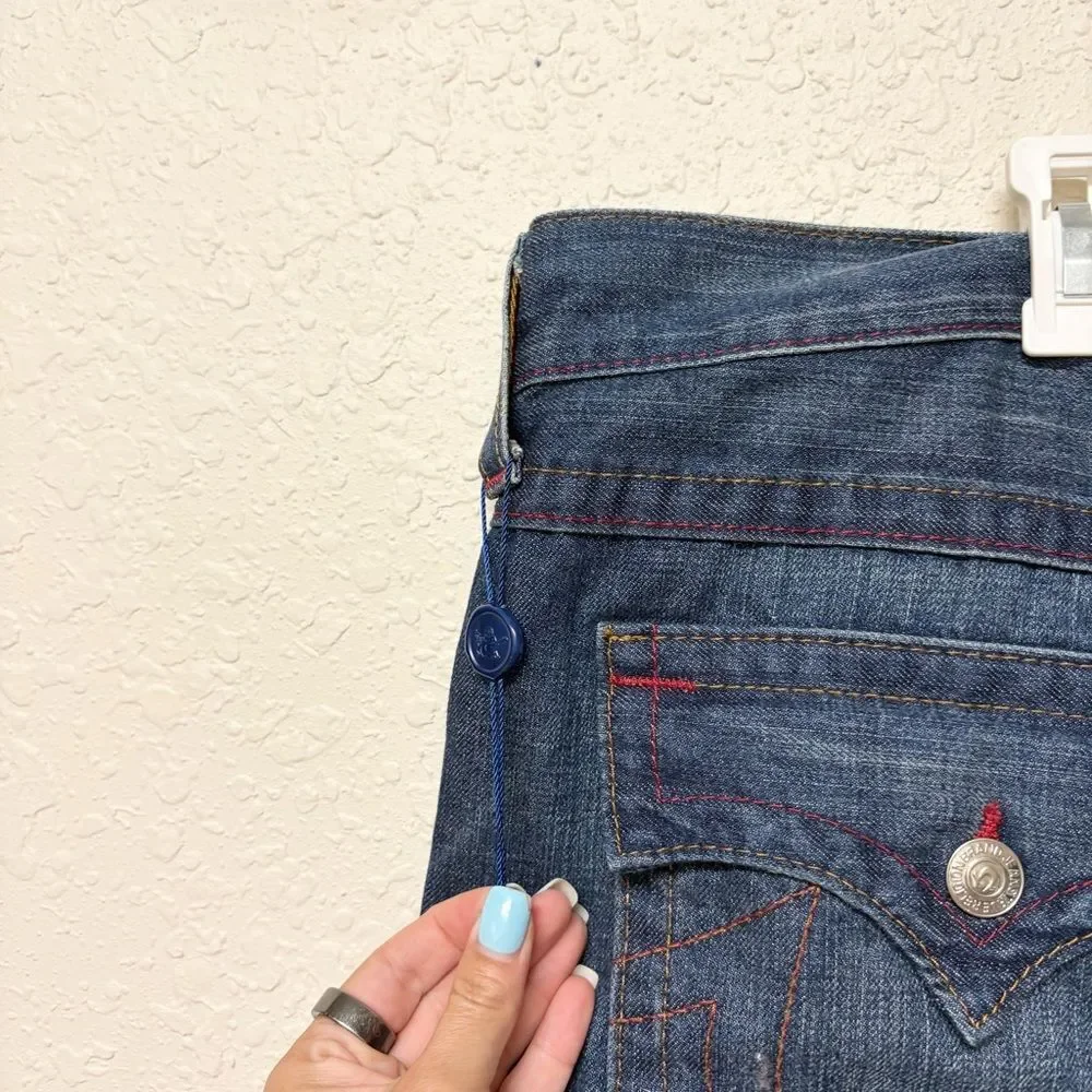 True Religion Straight Jeans 100% Cotton Made in USA Men’s Flap Pocket Size 40